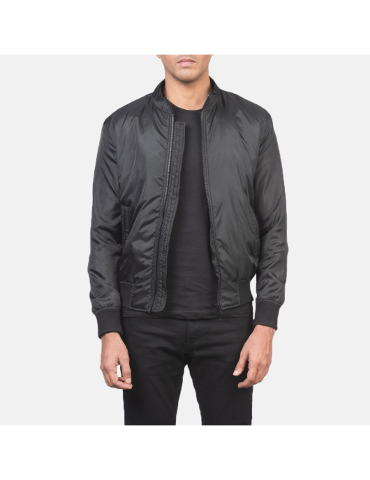 Ramon Black Bomber Jacket