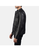 Ray Cutler Black Leather Blazer