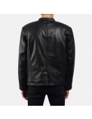 Ray Cutler Black Leather Blazer