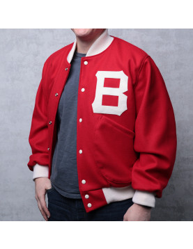Red 1939 Boston Bees Varsity Wool Jacket