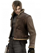 Resident Evil 4 Shearling Leather Jacket