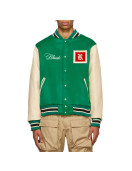 Rhude Green Varsity Jacket