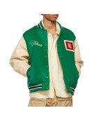 Rhude Green Varsity Jacket