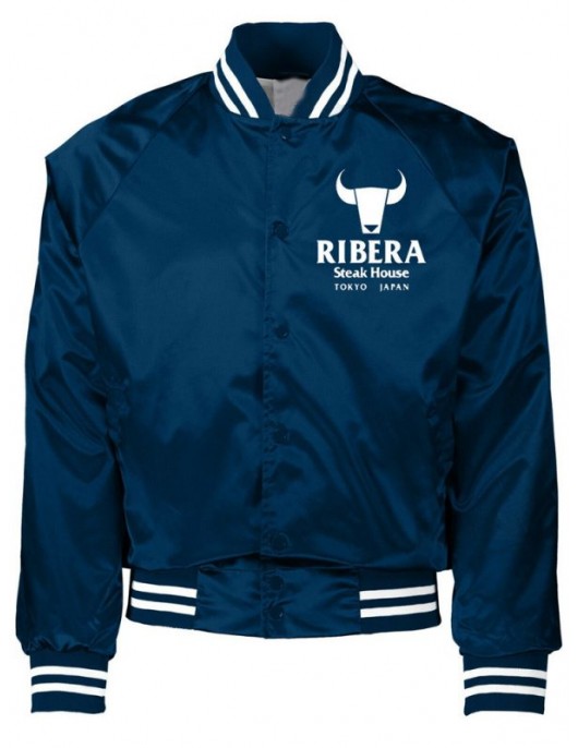 Ribera Wrestling Black Bomber Jacket