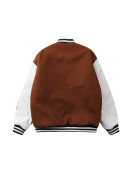 Rocco Black And Brown Varsity Jacket