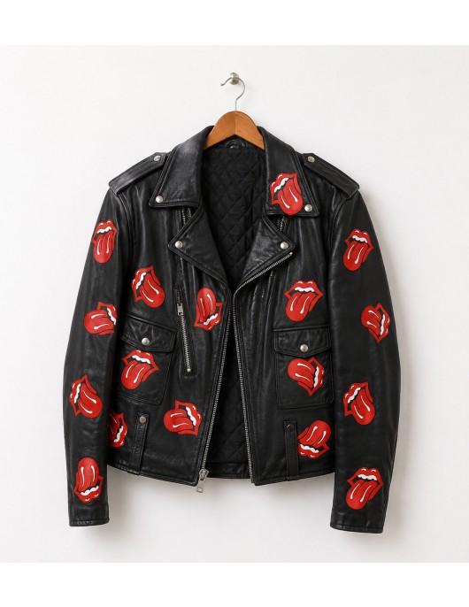 Rolling Stones Fraser Wilson Leather Jacket Rolling Stones Fraser Wilson Leather Jacket