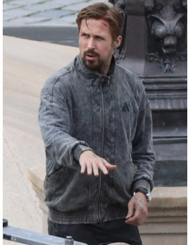 Ryan Gosling The Gray Man Court Gentry Grey Jacket