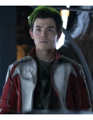 Ryan Potter Titans Season 03 Gar Logan Leather Jacket