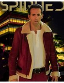 Ryan Reynolds Spirited Shearling Leather Jacket