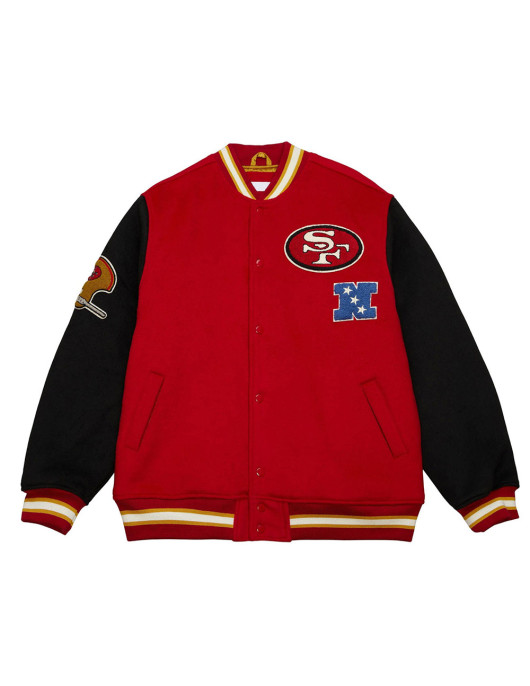 San Francisco 49ers Team Legacy Varsity Jacket