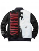 Scarface Tony Montana Bomber Leather Jacket