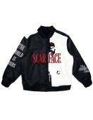 Scarface Tony Montana Bomber Leather Jacket