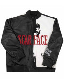 Scarface Tony Montana Bomber Leather Jacket