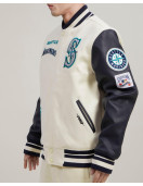 Seattle Mariners Retro Classic Wool Varsity Jacket