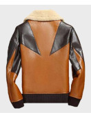 Sheepskin Mens Shearling Bomber Leather Jacket