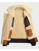 Sheepskin Mens Shearling Bomber Leather Jacket