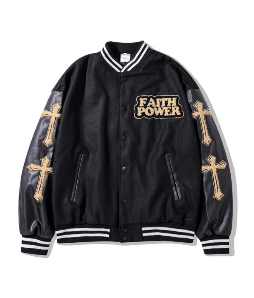 GUITAR VARSITY JACKET – Lost Faith NYC