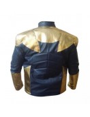 Smallville Booster Gold Leather Jacket
