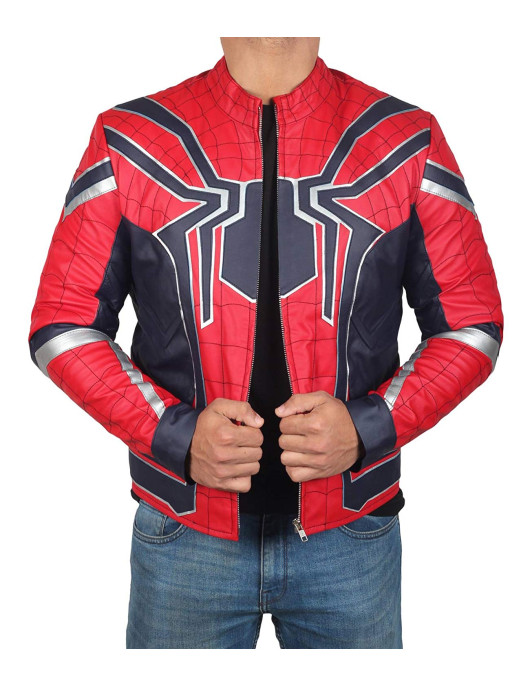 Spiderman Infinity War Leather Jacket