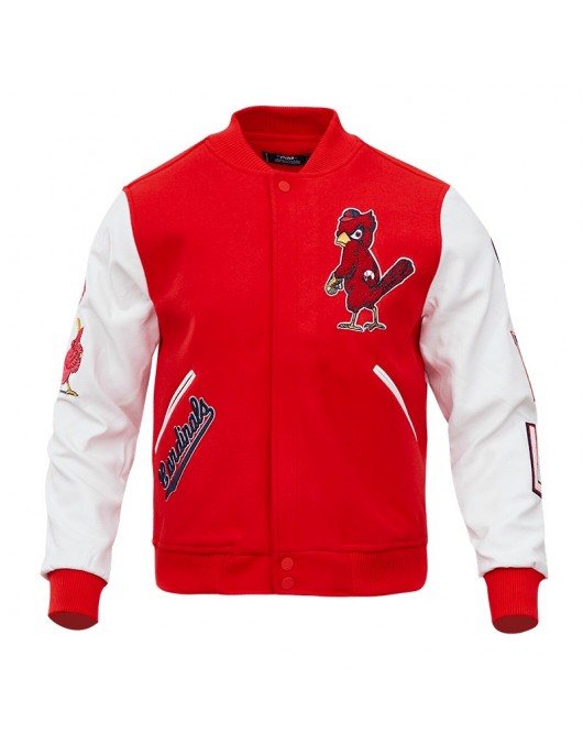 St. Louis Cardinals Classic Red Wool Varsity Jacket