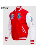 St. Louis Cardinals Retro Classic Rib Blue Wool Varsity Jacket