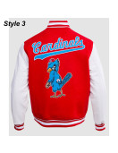 St. Louis Cardinals Retro Classic Rib Blue Wool Varsity Jacket