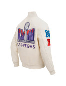 Superbowl LVIII Wool/Leather Varsity Jacket