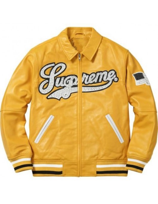 Supreme Uptown Studded Varsity Jacket