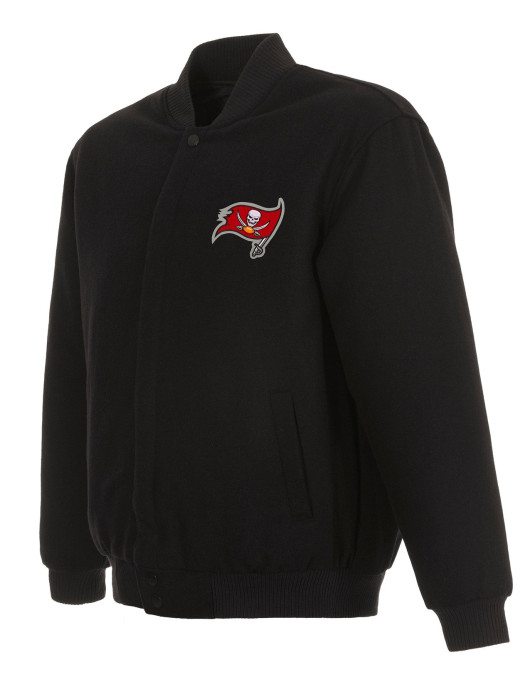 Tampa Bay Buccaneers Black Wool Jacket