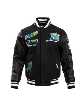 Tampa Devil Rays Retro Classic Rib Varsity Jacket