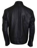 Terminator 5 Arnold Schwarzenegger Leather Jacket Black