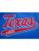 Texas Rangers Script Tail Classic Rib Varsity Jacket