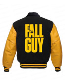 The Fall Guy Ryan Gosling Black & Yellow Wool Varsity Jacket