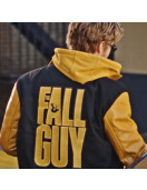 The Fall Guy Ryan Gosling Black & Yellow Wool Varsity Jacket