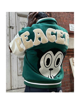 The Peaceful People Letterman Jacket