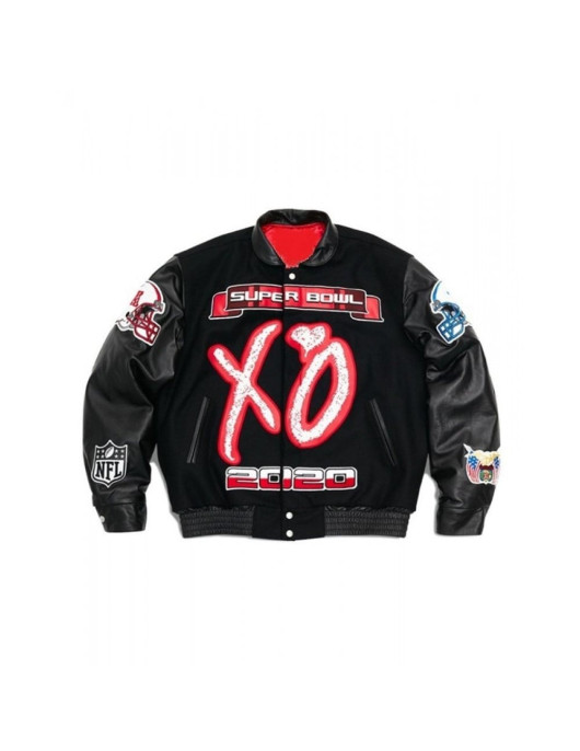 The Weeknd x Warren Lotas XO Super Bowl LV Varsity Wool Jacket