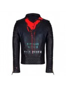 Till Death 2021 Blooded Hands Biker Black Leather Jacket