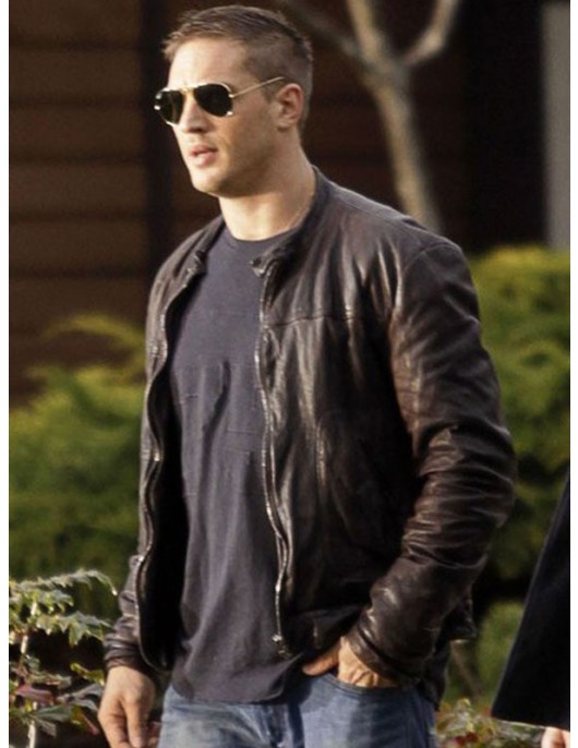 Tom Hardy This Means War Black Leather Jacket
