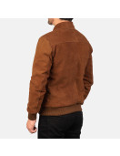 Tomchi Tan Suede Leather Jacket