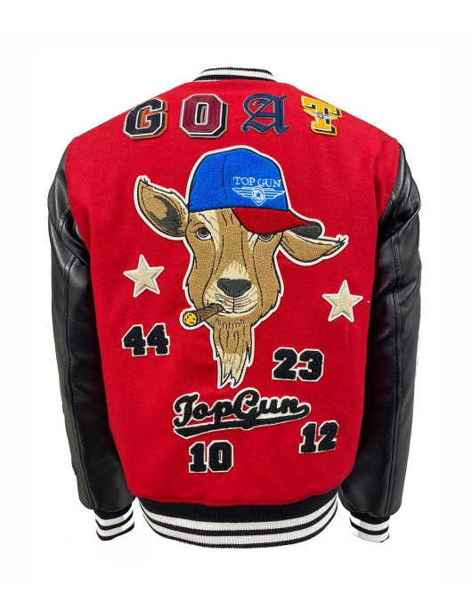 Top Gun Goat Varsity Jacket