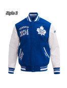 Toronto Maple Leafs Retro Classic Rib Varsity Jacket