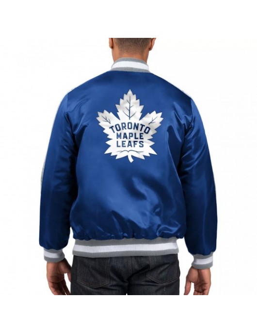 Toronto Maple Leafs blue Varsity Jacket