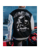 Tough Love Black and White Varsity Jacket