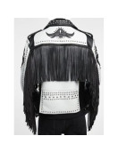 Tribal Rock Punk Gothic Rivet Studded Jacket