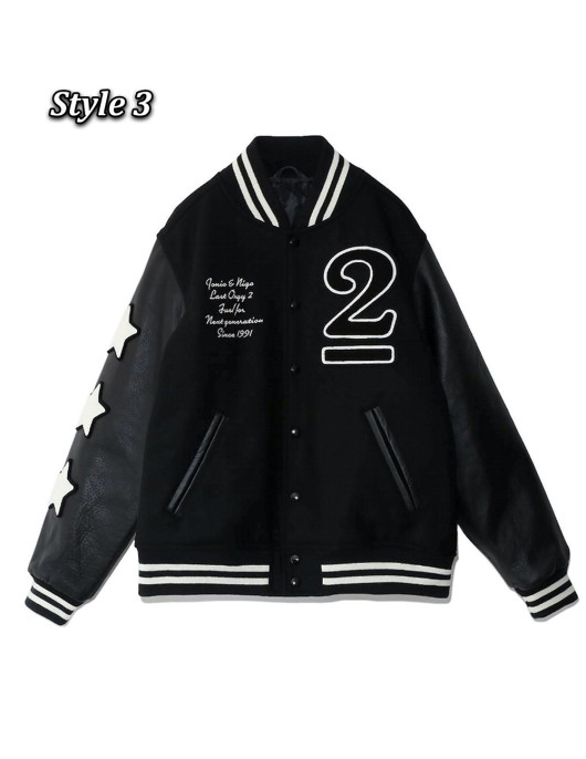 Undercover Last Orgy 2 Black Wool Varsity Jacket