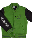 Unspeakable Letterman Green and Black Jacket