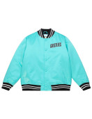 Vancouver Grizzlies Heavyweight Aqua Satin Jacket