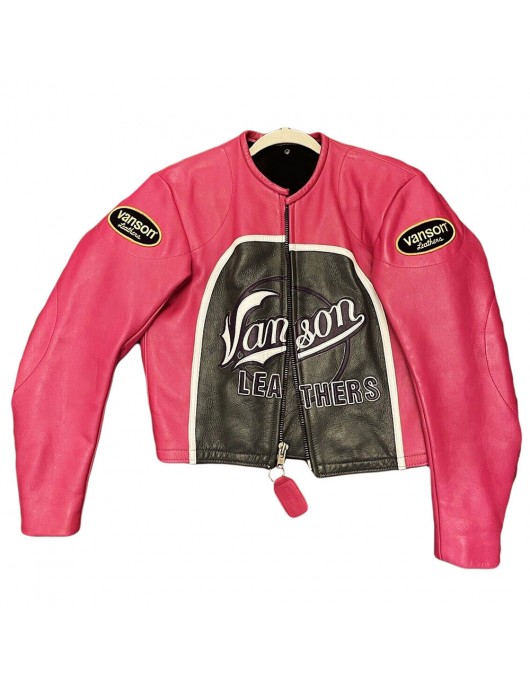 Vanson Performance Leathers Pink Jacket