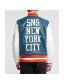 Vanson SNS New York City Varsity Leather Jacket
