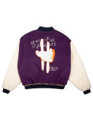 Varsity Beautiful Struggles College Purple Jacket